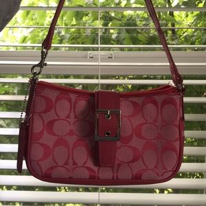 Salmon Pink Coach hand bang/ purse